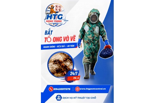 Dịch vụ bắt ong vò vẽ tại Biên Hòa Đồng Nai,Chuyên nghiệp uy tín giá rẻ