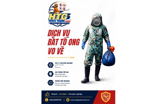 Dịch vụ bắt ong vò vẽ tại Cần Thơ, Chuyên nghiệp uy tín, an toàn