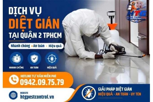 Dịch vụ diệt gián tại Quận 2 TP.HCM,An toàn diệt tận gốc