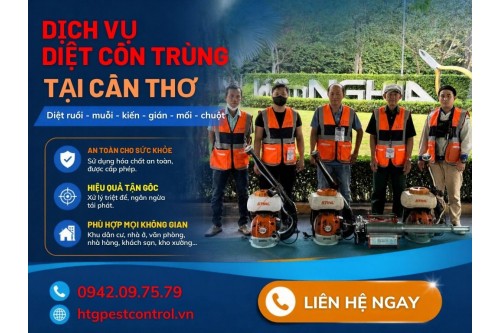 Dịch vụ diệt côn trùng tại Cần Thơ,Uy tín chất lượng giá rẻ