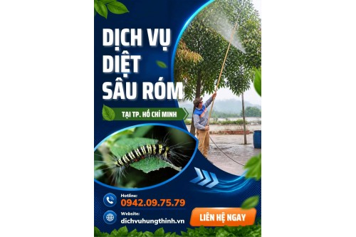 Dịch vụ diệt sâu róm tại TP.Hồ Chí Minh,Hiệu quả an toàn
