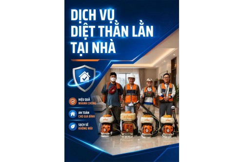 Dịch vụ diệt thằn lằn tại TP. Hồ Chí Minh,Uy tín chất lượng 