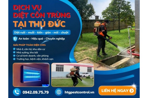 Dịch vụ diệt côn trùng tại Thủ Đức TP.HCM,Uy tín chuyên nghiệp giá rẻ