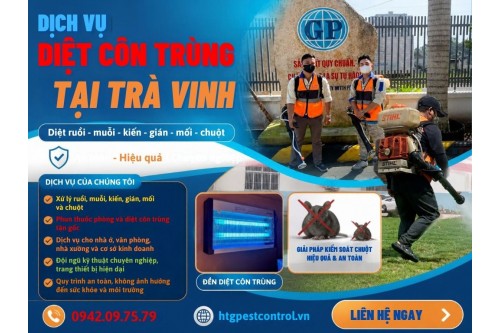 Công Ty Dịch Vụ Diệt Côn Trùng Tại Trà Vinh
