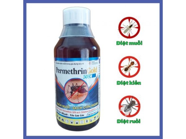 Thuốc trừ muỗi Permethrin Gold 50EC