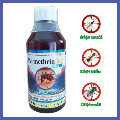 Thuốc trừ muỗi Permethrin Gold 50EC